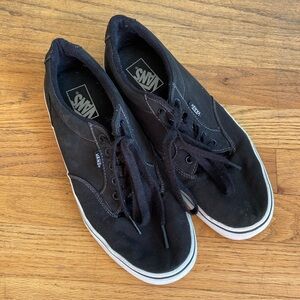 Vans, Men’s Black Canvas Lace-up, 10.5, Gently Worn